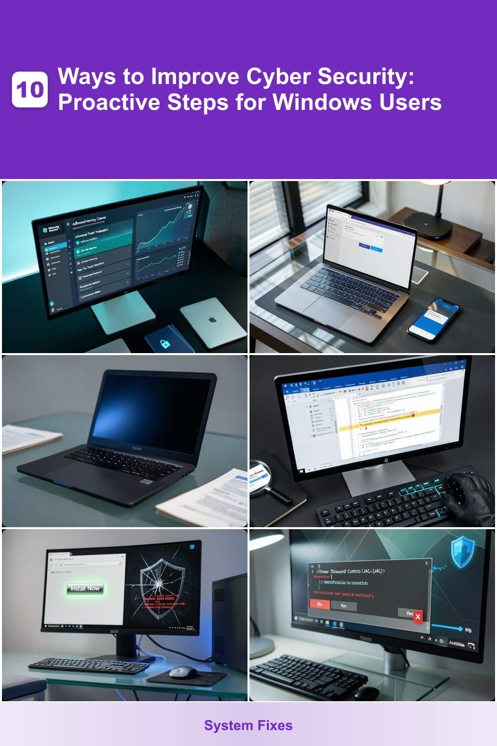 10 Ways to Improve Cyber Security: Proactive Steps for Windows Users