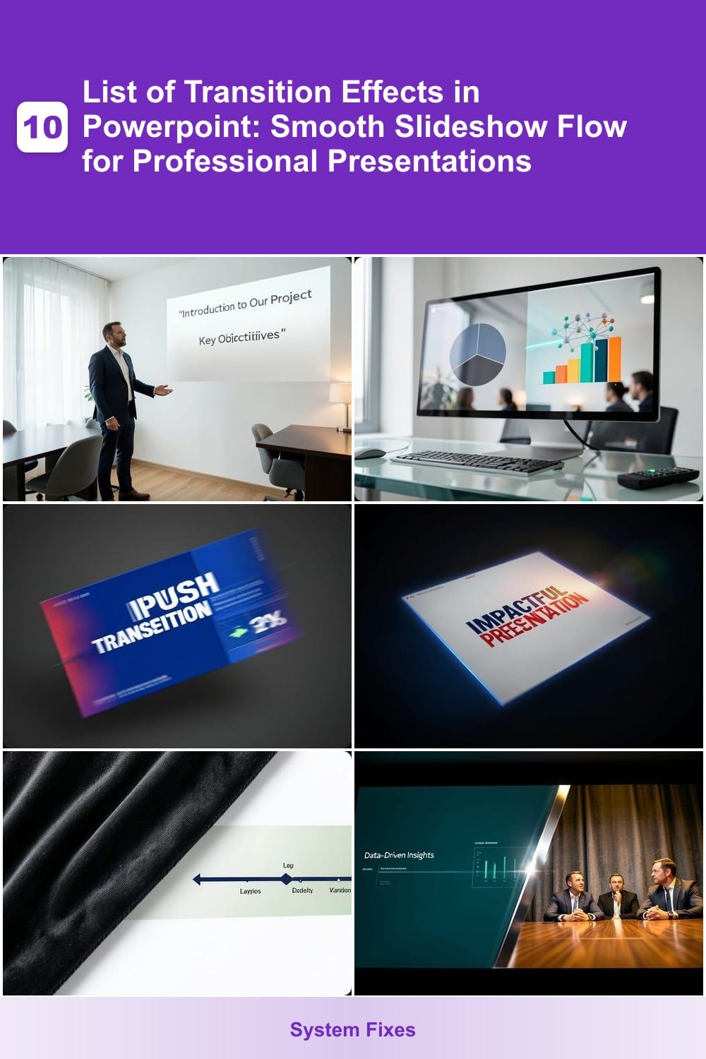 List of Transition Effects in Powerpoint: Smooth Slideshow Flow for Professional Presentations