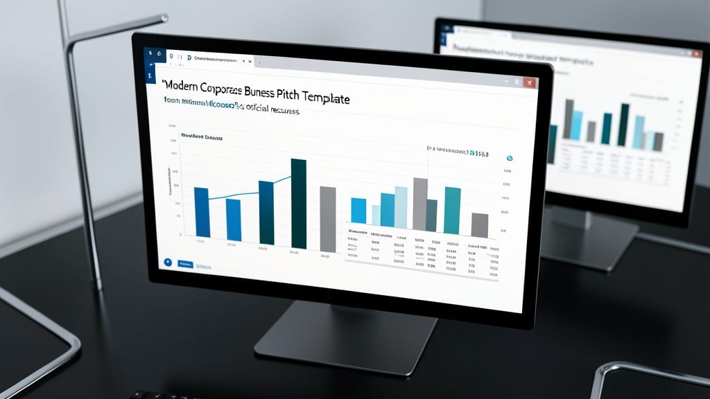 Modern Corporate Business Pitch Template
