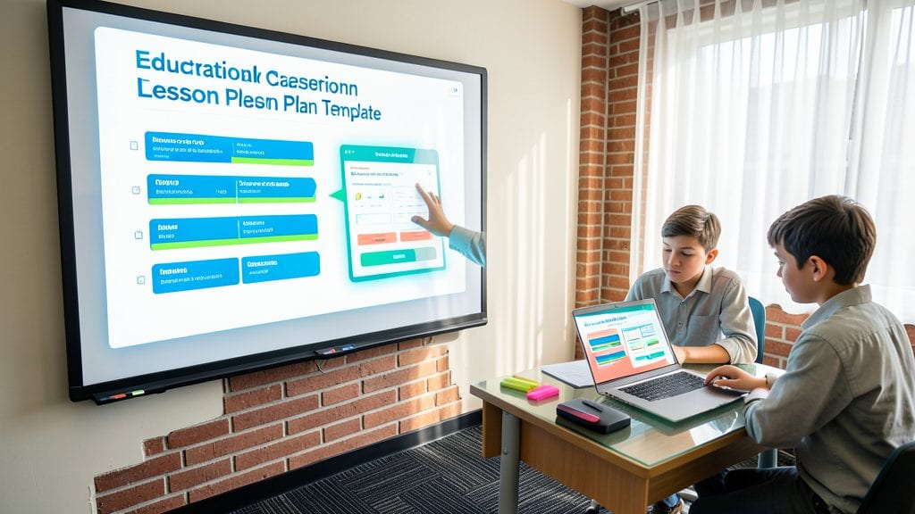 Educational Classroom Lesson Plan Template