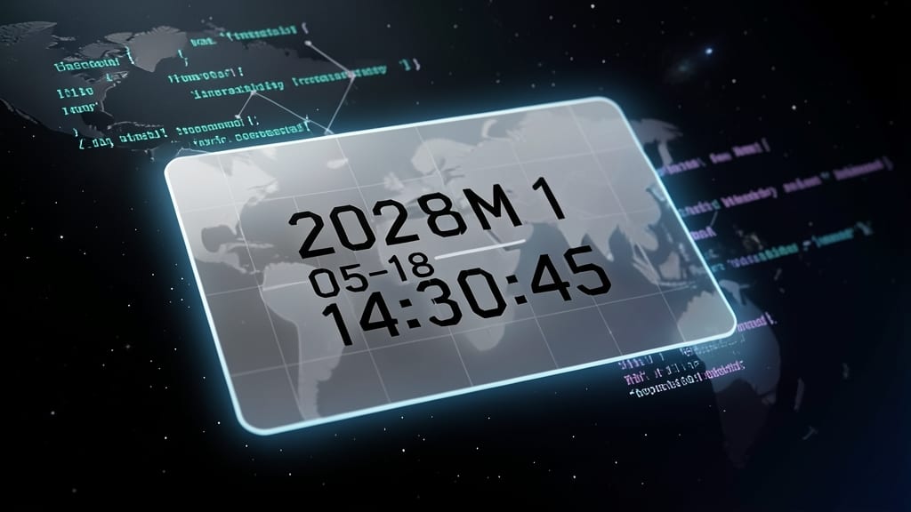 ISO 8601 Standard Date-Time Format